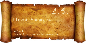 Linzer Veronika névjegykártya