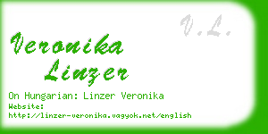 veronika linzer business card